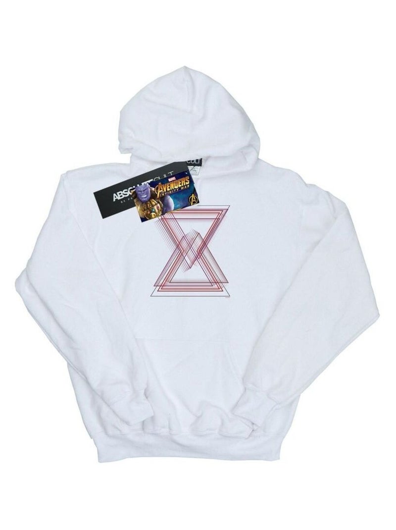 Marvel - Sweat à capuche AVENGERS INFINITY WAR Blanc - Kiabi