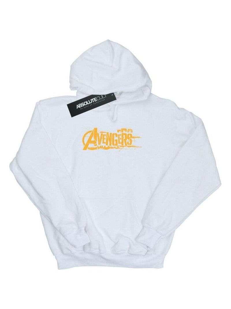 Marvel - Sweat à capuche AVENGERS INFINITY WAR Blanc - Kiabi