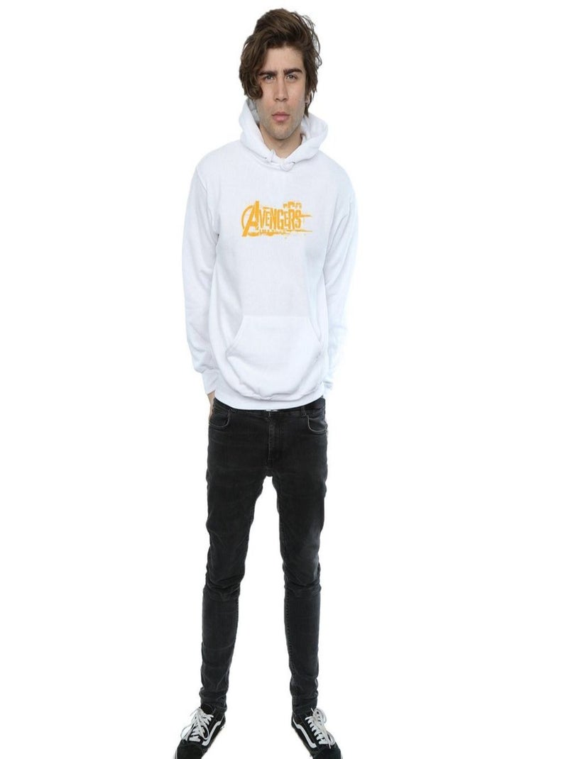 Marvel - Sweat à capuche AVENGERS INFINITY WAR Blanc - Kiabi
