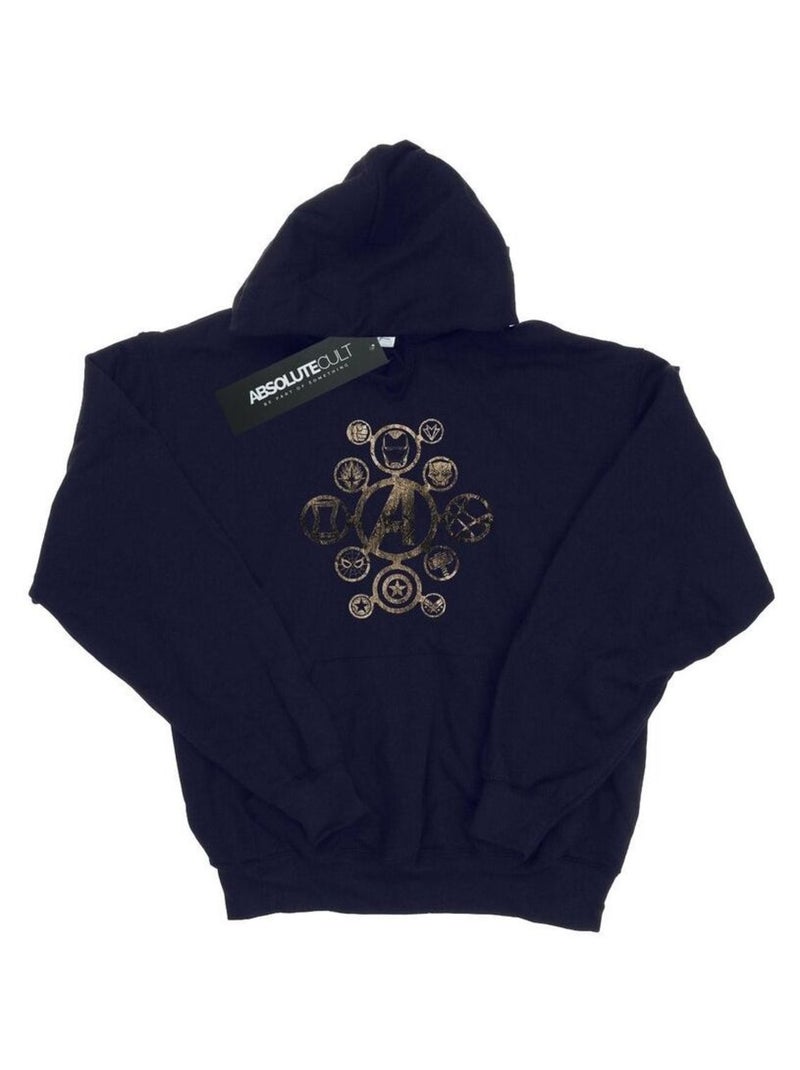 Marvel - Sweat à capuche AVENGERS INFINITY WAR Bleu marine - Kiabi