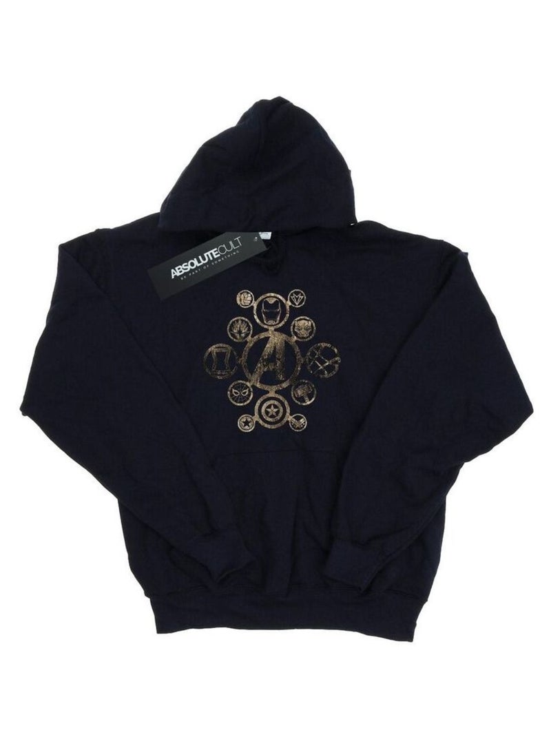 Marvel - Sweat à capuche AVENGERS INFINITY WAR Bleu marine - Kiabi