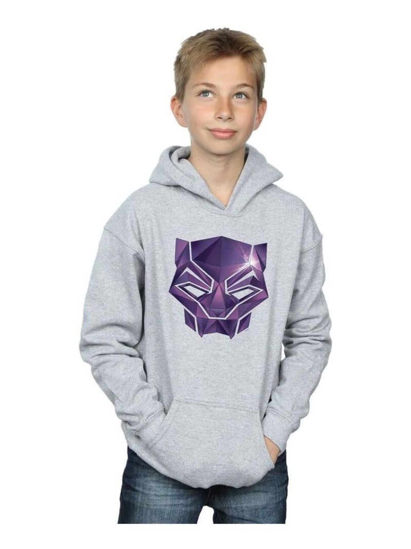 Marvel - Sweat à capuche AVENGERS INFINITY WAR Gris chiné - Kiabi