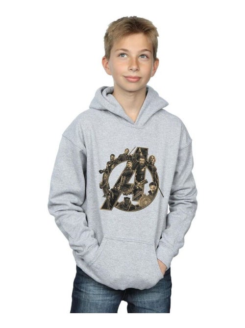 Marvel - Sweat à capuche AVENGERS INFINITY WAR MARVEL - Kiabi
