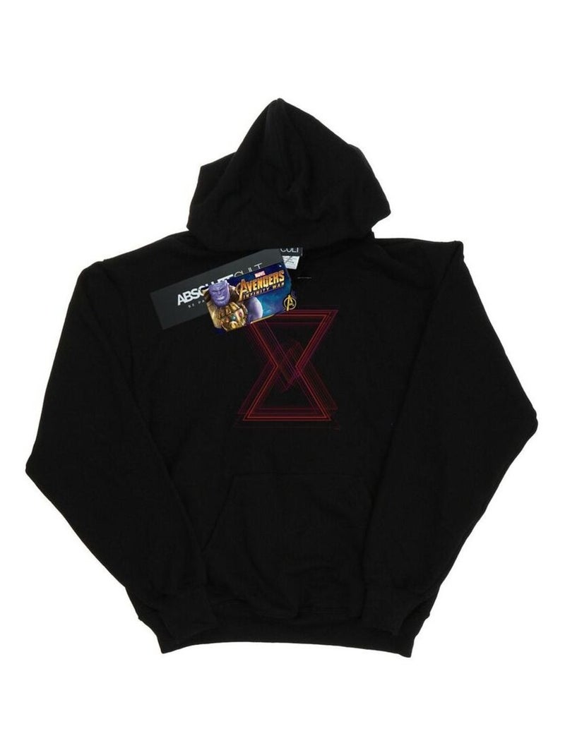 Marvel - Sweat à capuche AVENGERS INFINITY WAR Noir - Kiabi