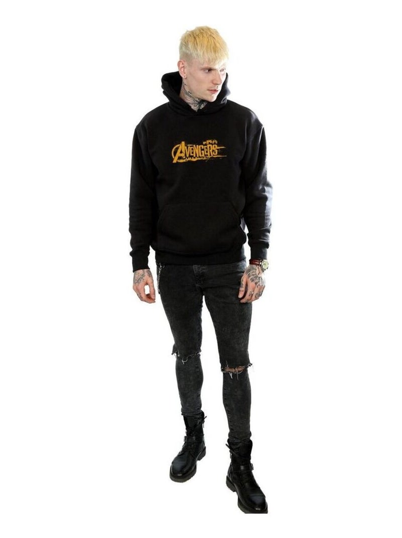 Marvel - Sweat à capuche AVENGERS INFINITY WAR Noir - Kiabi