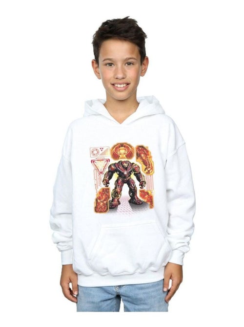 Marvel - Sweat à capuche AVENGERS INFINITY WARBUSTER - Kiabi