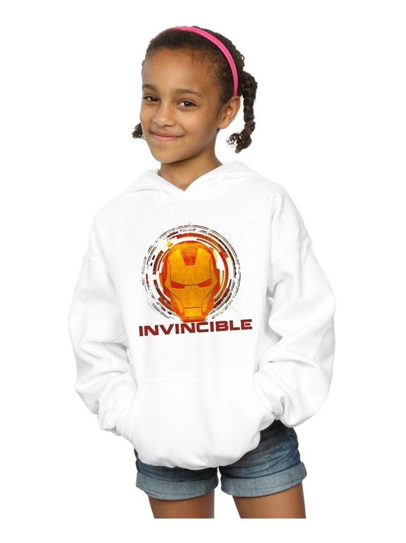 Marvel - Sweat à capuche AVENGERS INVINCIBLE Blanc - Kiabi