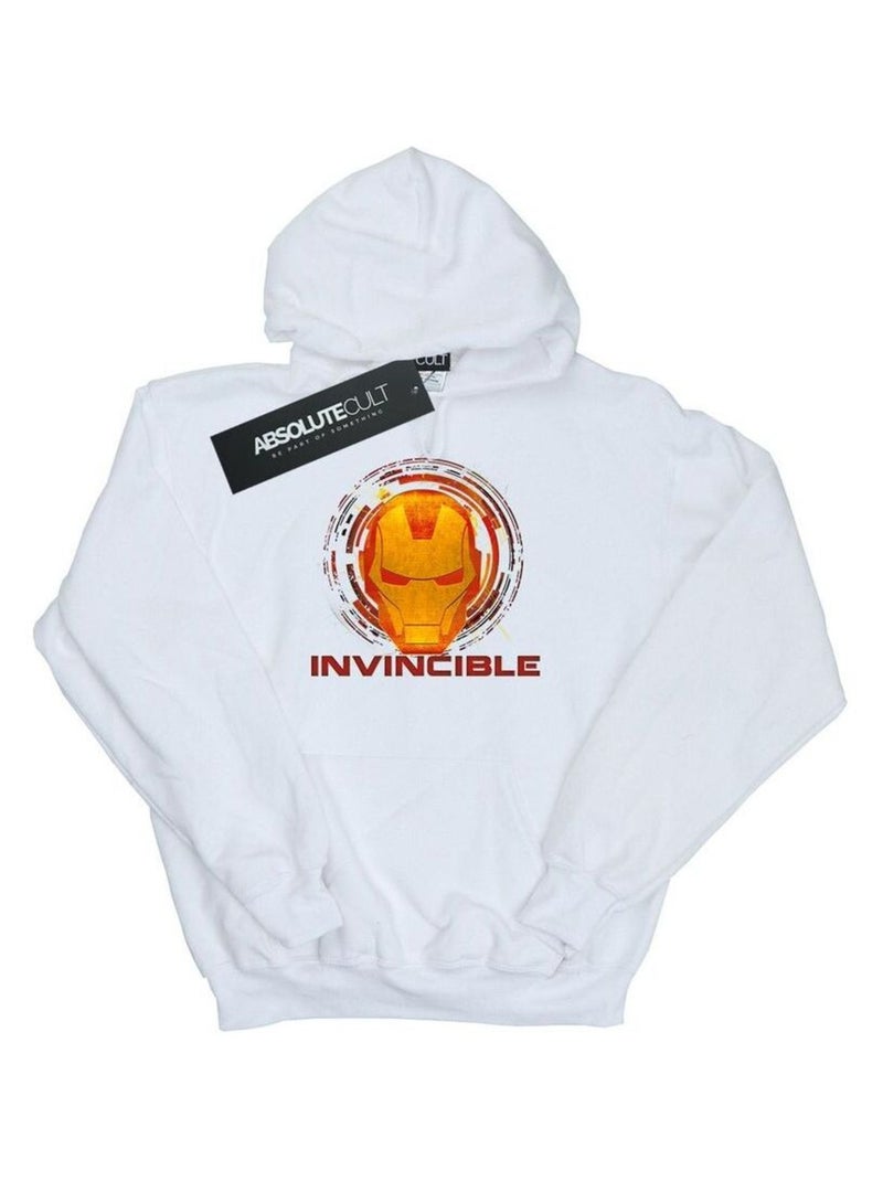 Marvel - Sweat à capuche AVENGERS INVINCIBLE Blanc - Kiabi