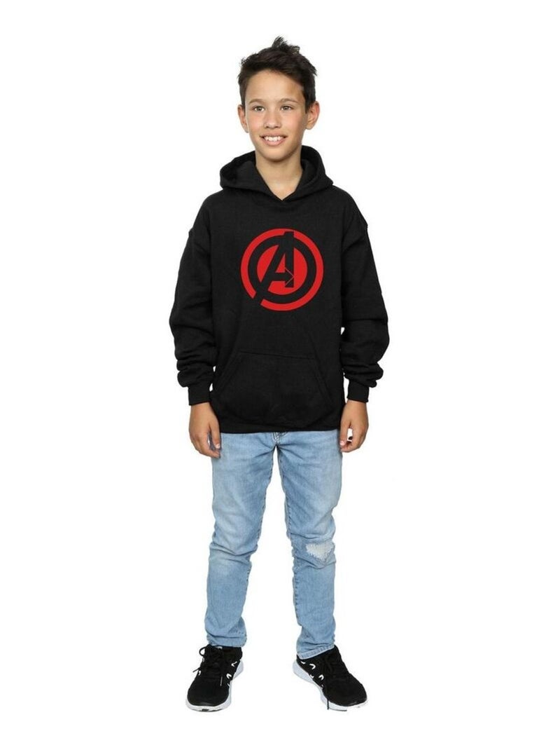 Marvel - Sweat à capuche Avengers Rassemblement Noir - Kiabi