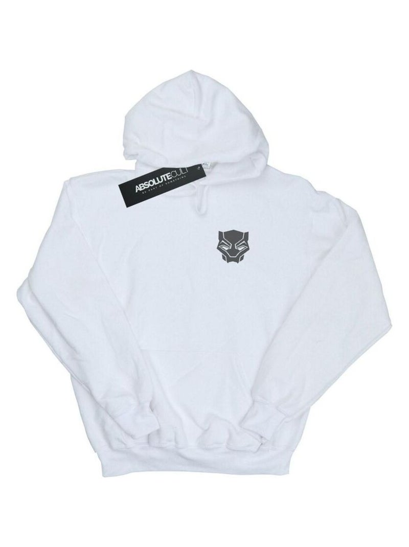 Marvel - Sweat à capuche BLACK ON BLACK Blanc - Kiabi