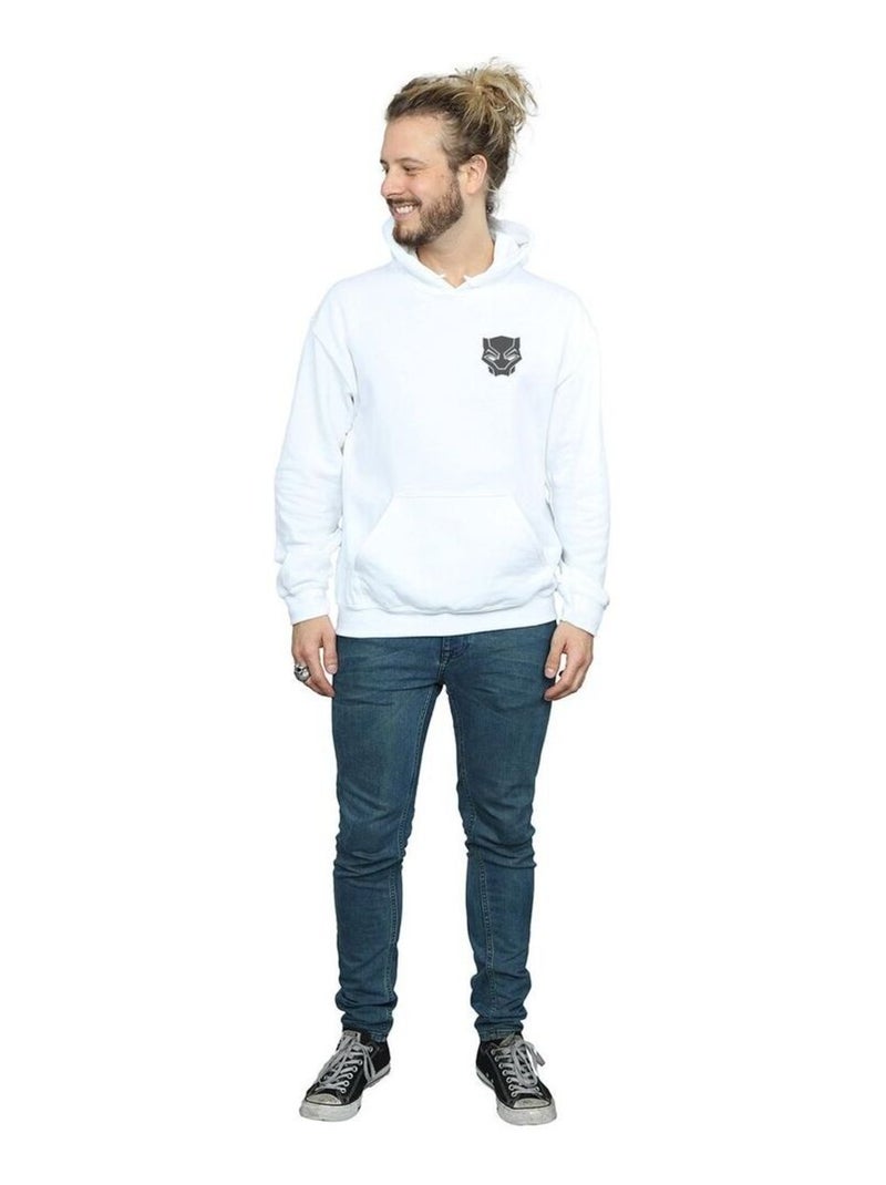 Marvel - Sweat à capuche BLACK ON BLACK Blanc - Kiabi