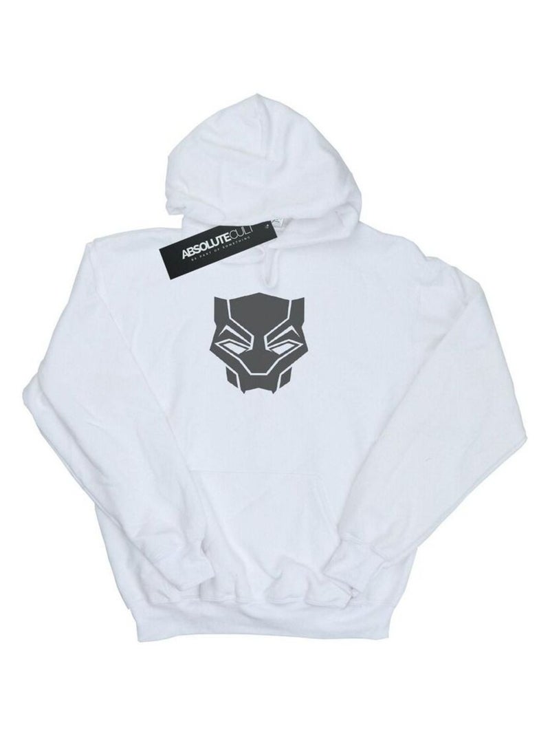 Marvel - Sweat à capuche BLACK ON BLACK Blanc - Kiabi