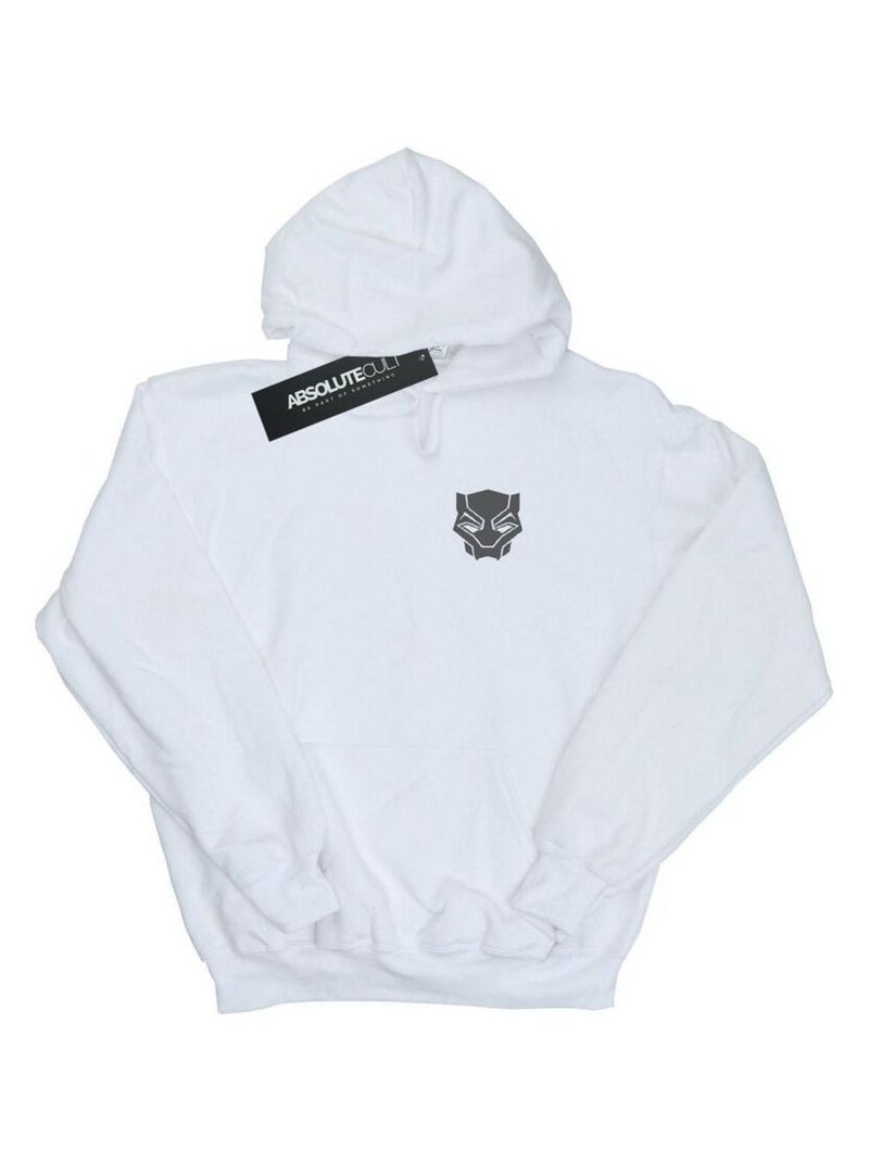 Marvel - Sweat à capuche BLACK ON BLACK Blanc - Kiabi