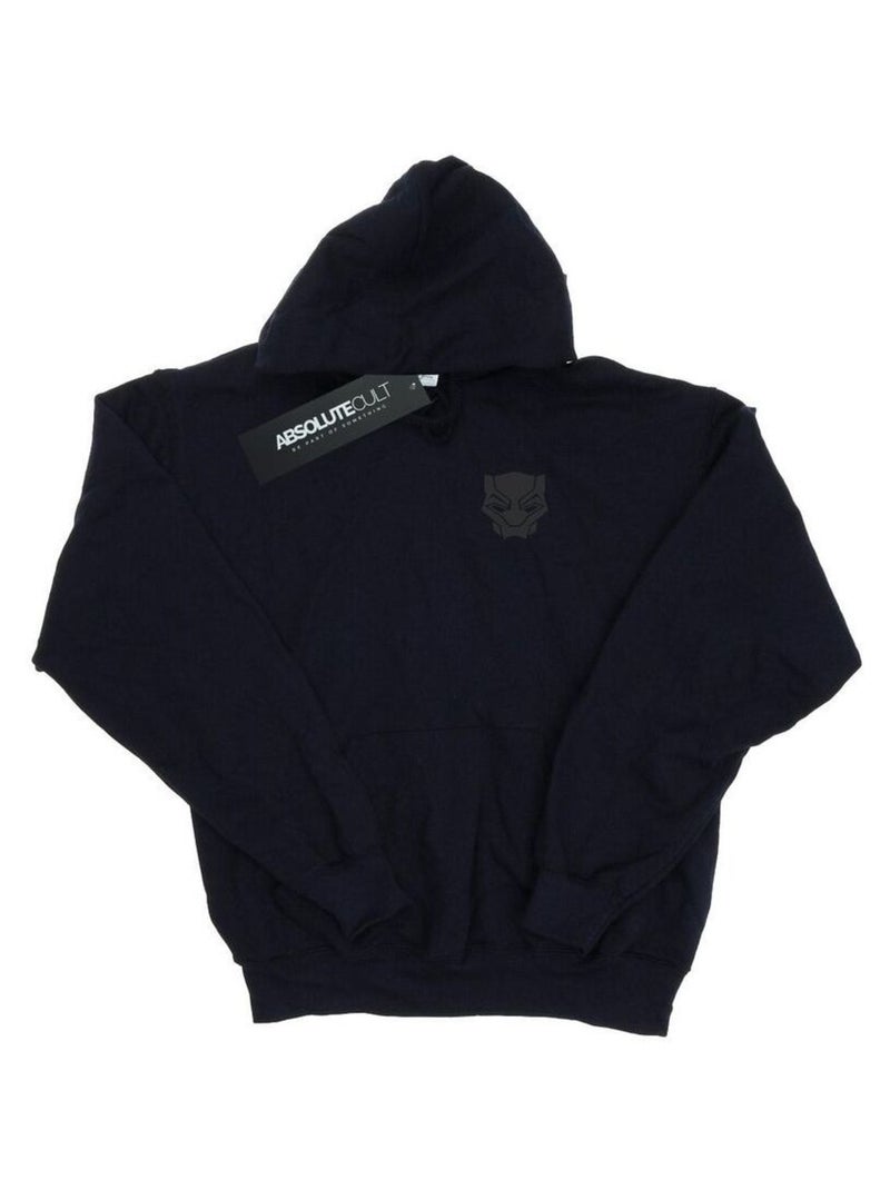 Marvel - Sweat à capuche BLACK ON BLACK Bleu marine - Kiabi