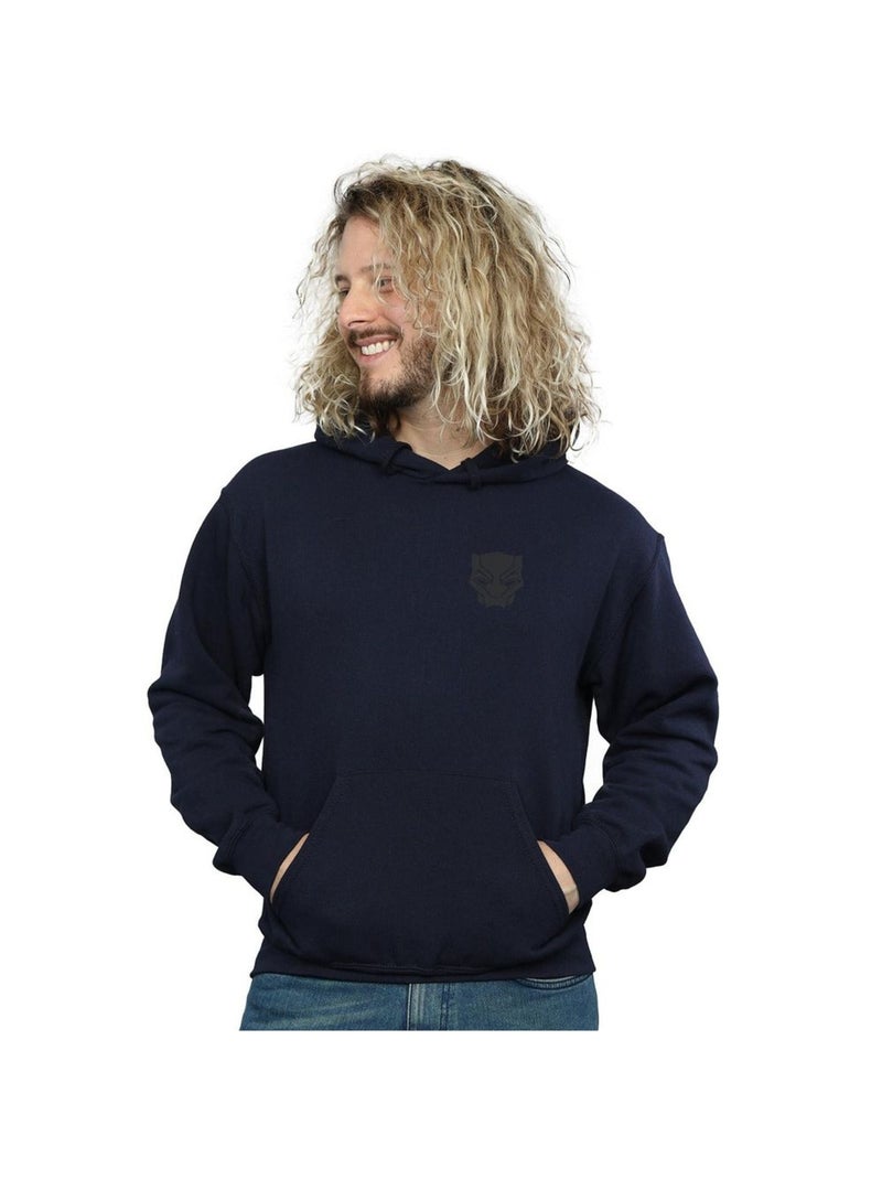 Marvel - Sweat à capuche BLACK ON BLACK Bleu marine - Kiabi