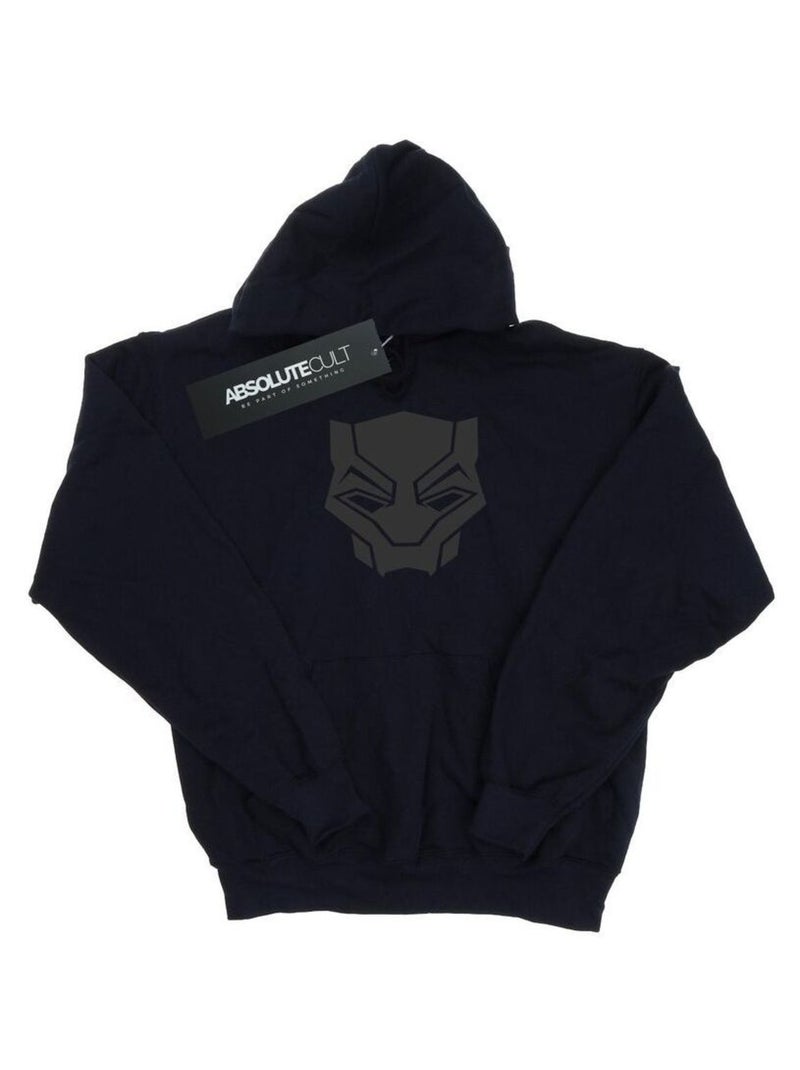 Marvel - Sweat à capuche BLACK ON BLACK Bleu marine - Kiabi