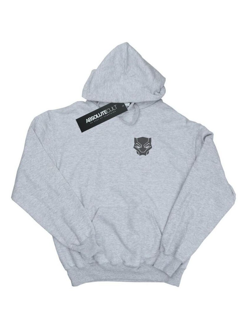 Marvel - Sweat à capuche BLACK ON BLACK Gris chiné - Kiabi