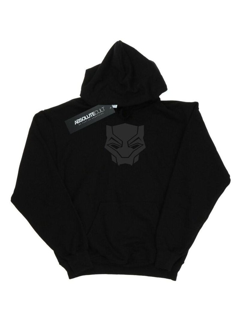 Marvel - Sweat à capuche BLACK ON BLACK Noir - Kiabi