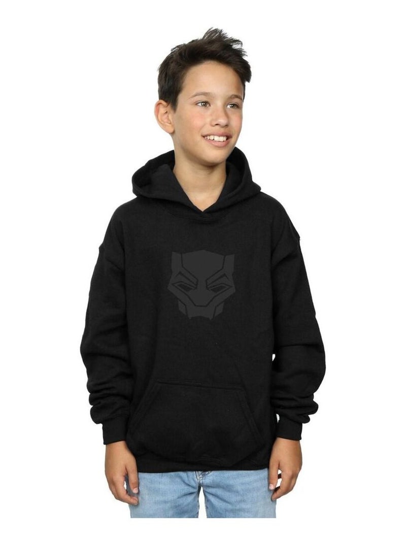 Marvel - Sweat à capuche BLACK ON BLACK Noir - Kiabi