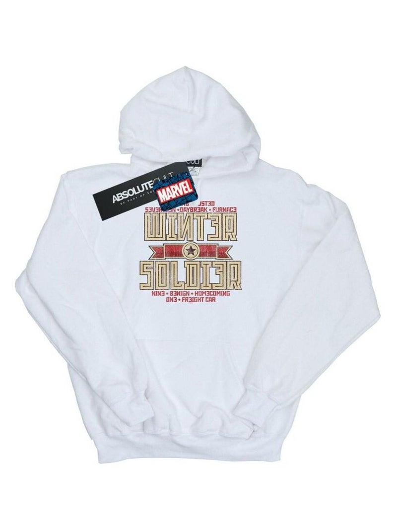 Marvel - Sweat à capuche Blanc - Kiabi