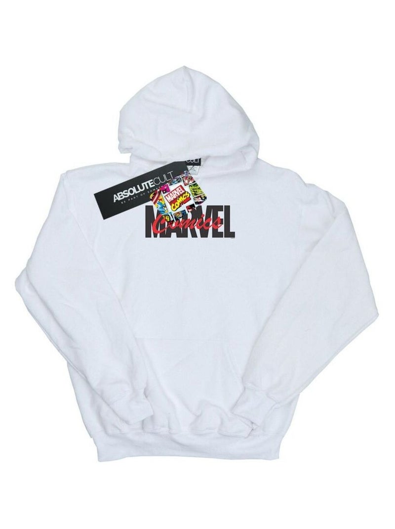 Marvel - Sweat à capuche Blanc - Kiabi