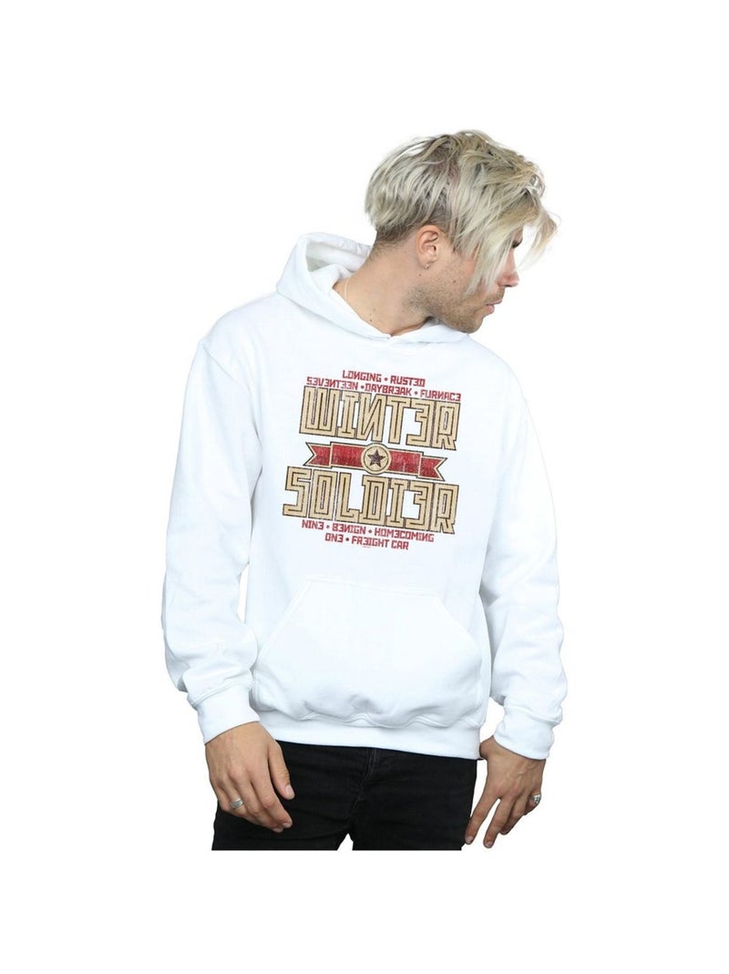 Marvel - Sweat à capuche Blanc - Kiabi
