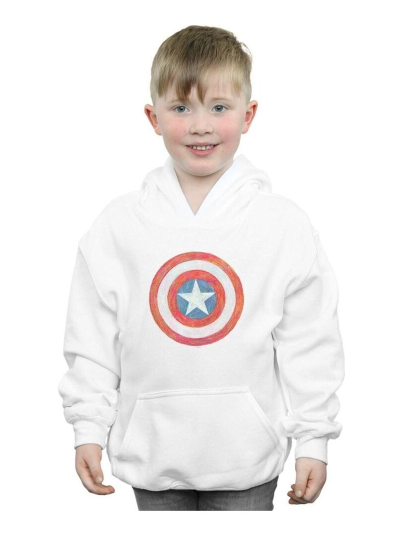 Marvel - Sweat à capuche Blanc - Kiabi