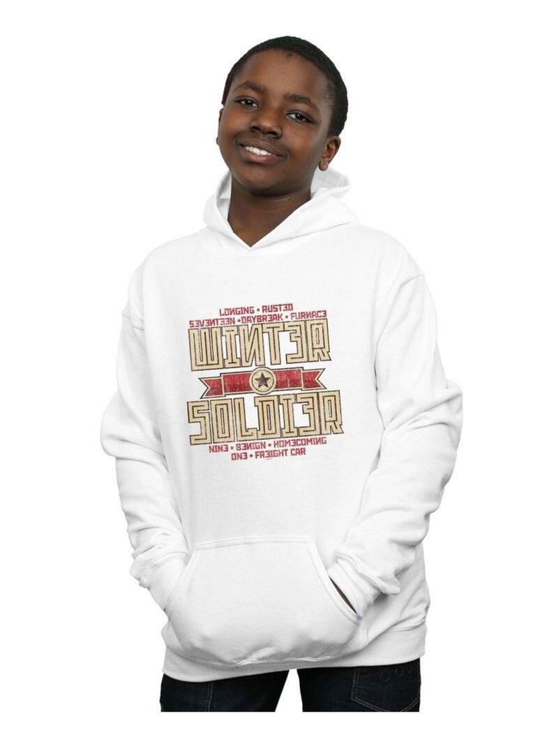 Marvel - Sweat à capuche Blanc - Kiabi