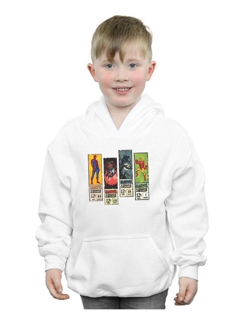 Marvel - Sweat à capuche Blanc - Kiabi
