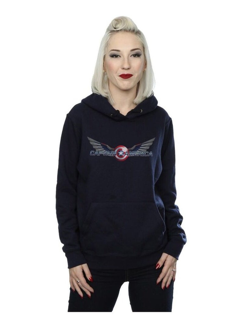 Marvel - Sweat à capuche Bleu marine - Kiabi