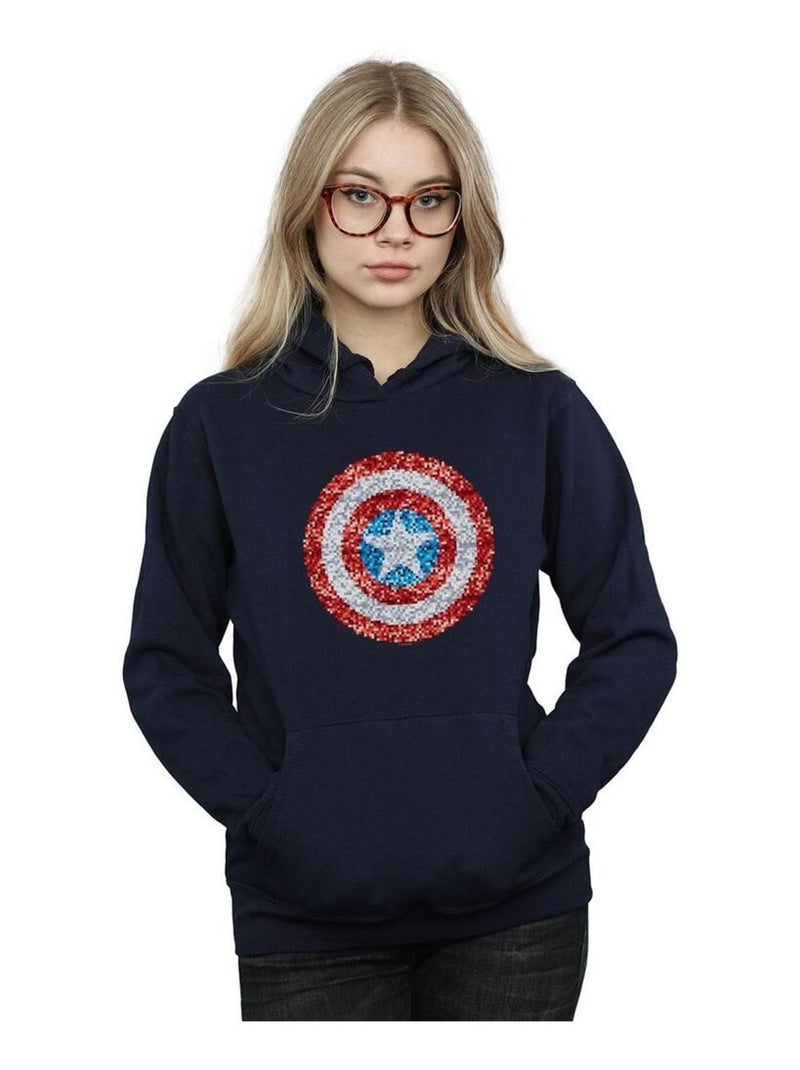 Marvel - Sweat à capuche Bleu marine - Kiabi