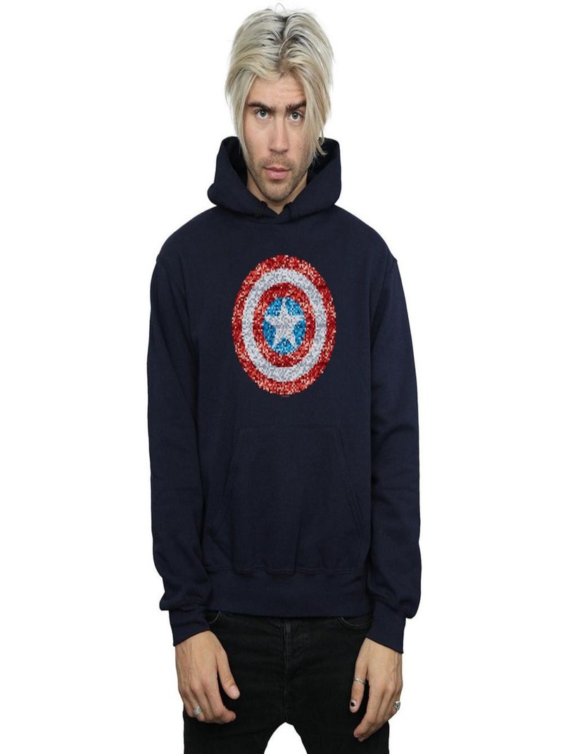 Marvel - Sweat à capuche Bleu marine - Kiabi