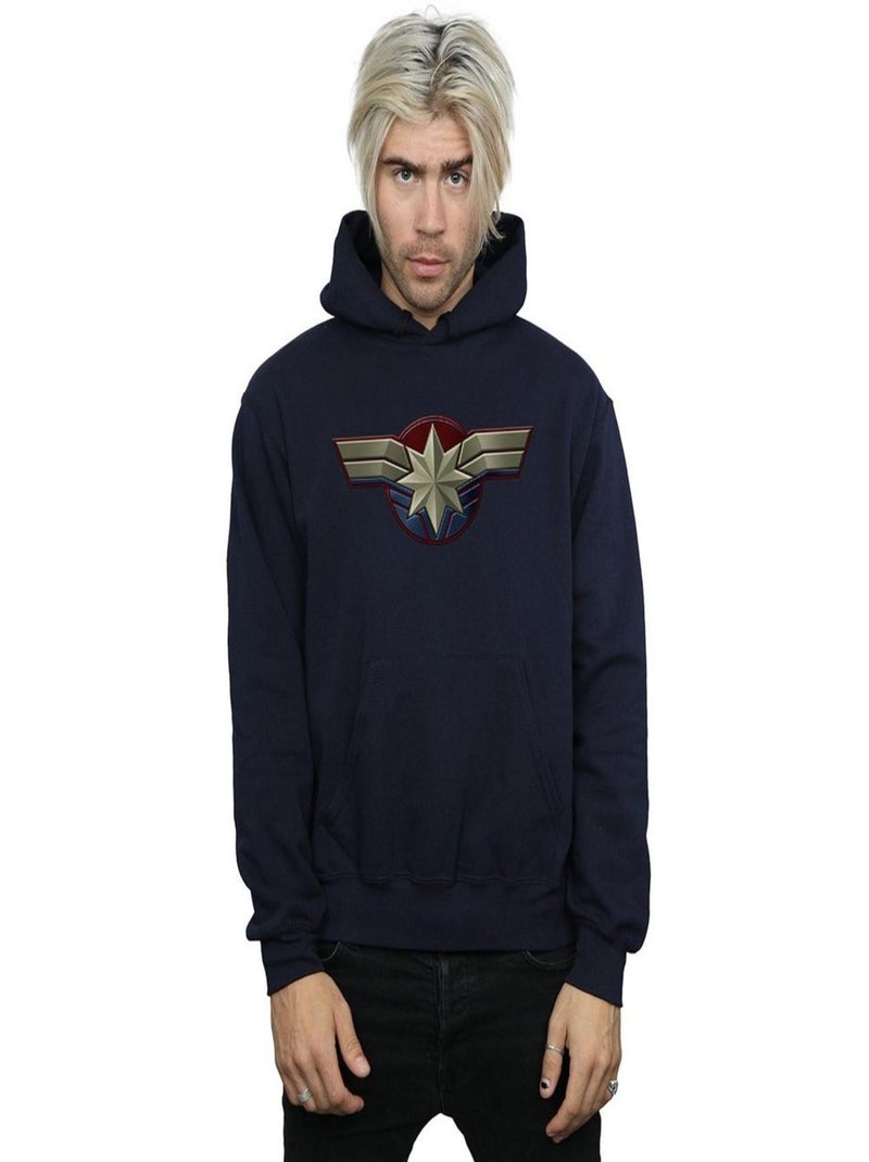 Marvel - Sweat à capuche Bleu marine - Kiabi