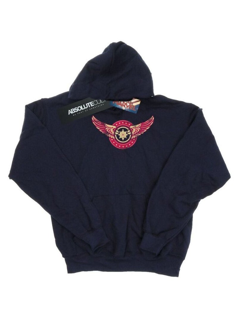 Marvel - Sweat à capuche Bleu marine - Kiabi