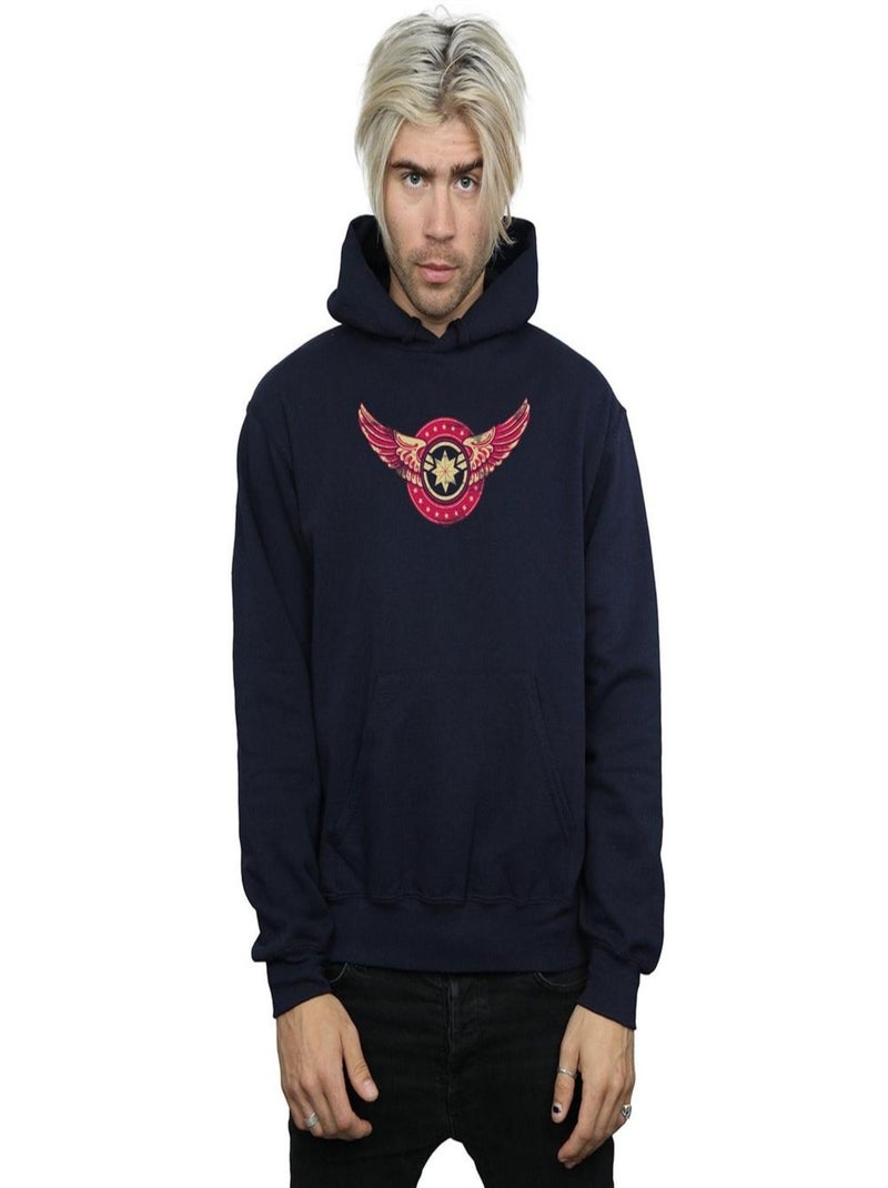 Marvel - Sweat à capuche Bleu marine - Kiabi