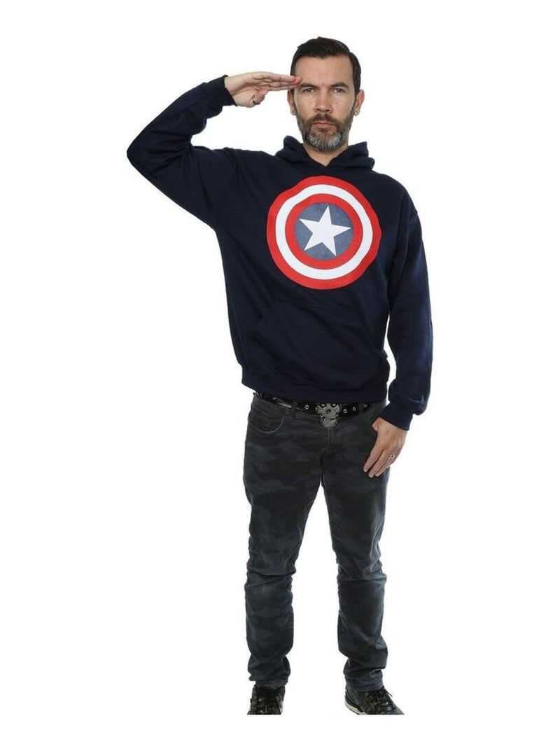 Marvel - Sweat à capuche Bleu marine - Kiabi