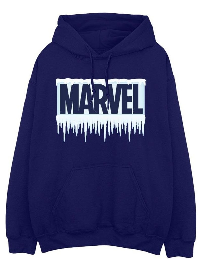 Marvel - Sweat à capuche Bleu marine - Kiabi