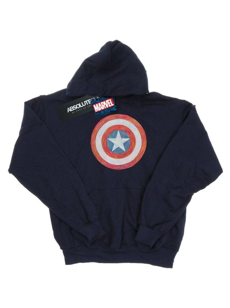 Marvel - Sweat à capuche Bleu marine - Kiabi