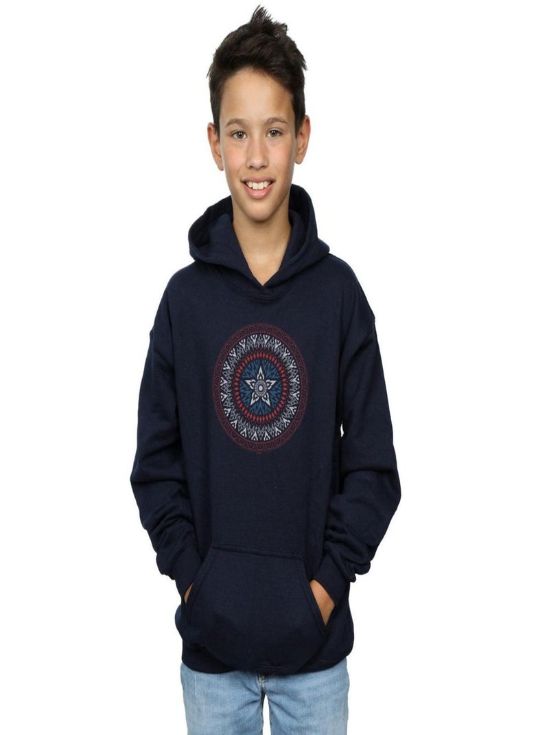 Marvel - Sweat à capuche Bleu marine - Kiabi