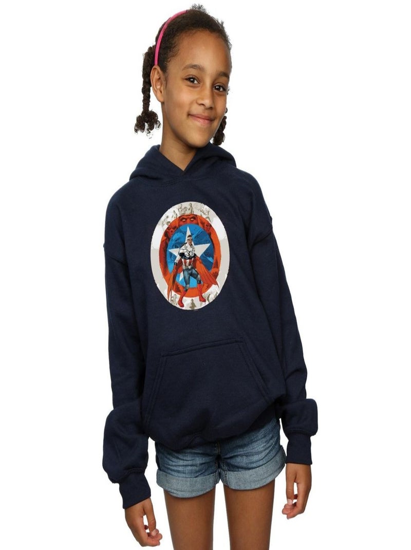 Marvel - Sweat à capuche Bleu marine - Kiabi