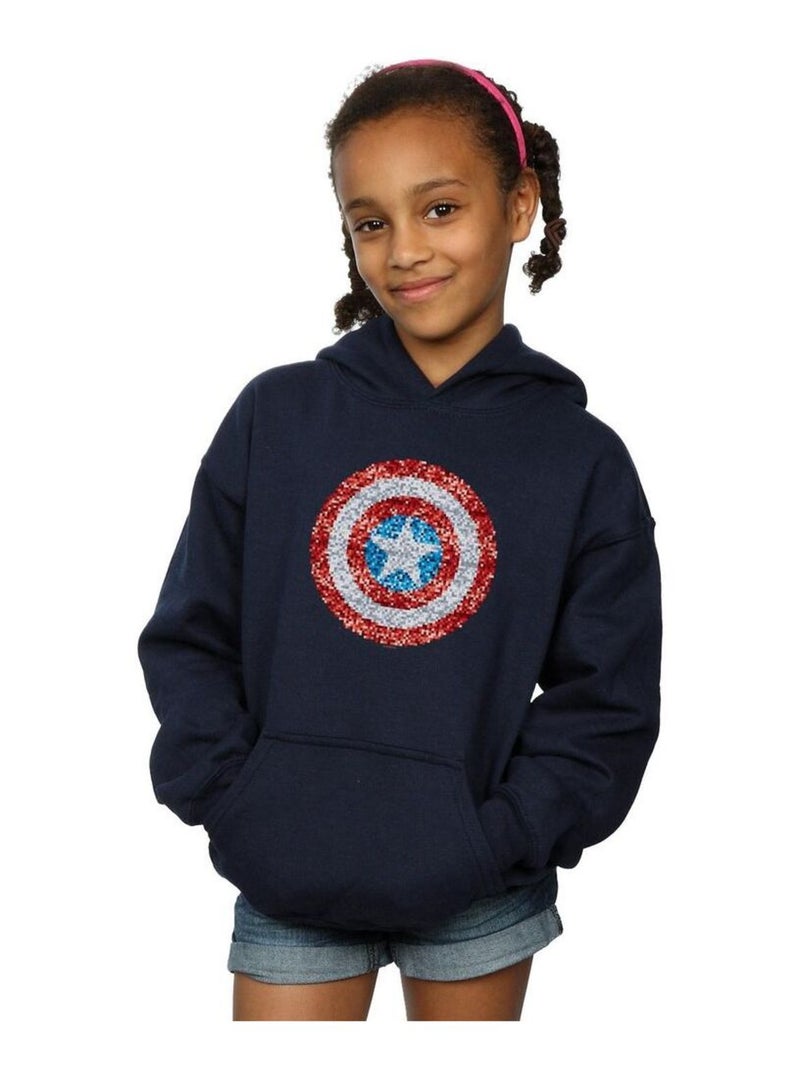 Marvel - Sweat à capuche Bleu marine - Kiabi