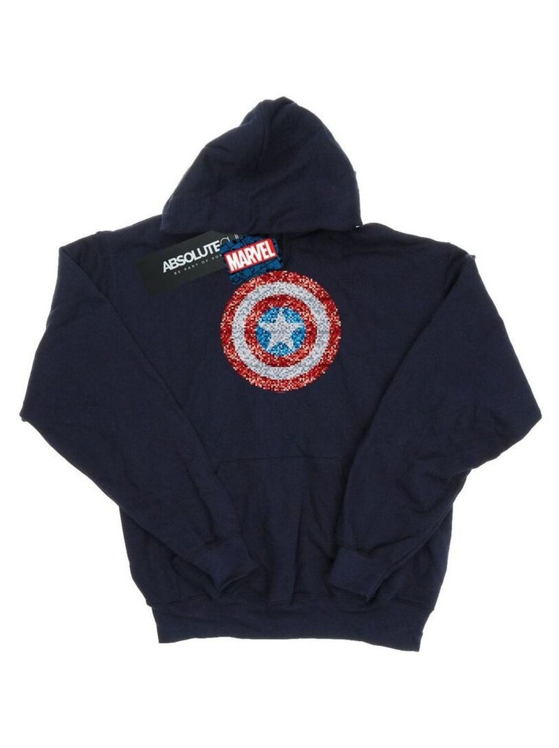 Marvel - Sweat à capuche Bleu marine - Kiabi