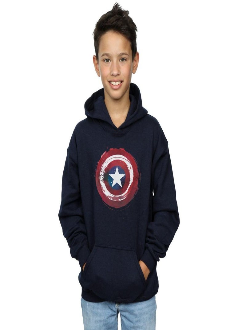 Marvel - Sweat à capuche Bleu marine - Kiabi