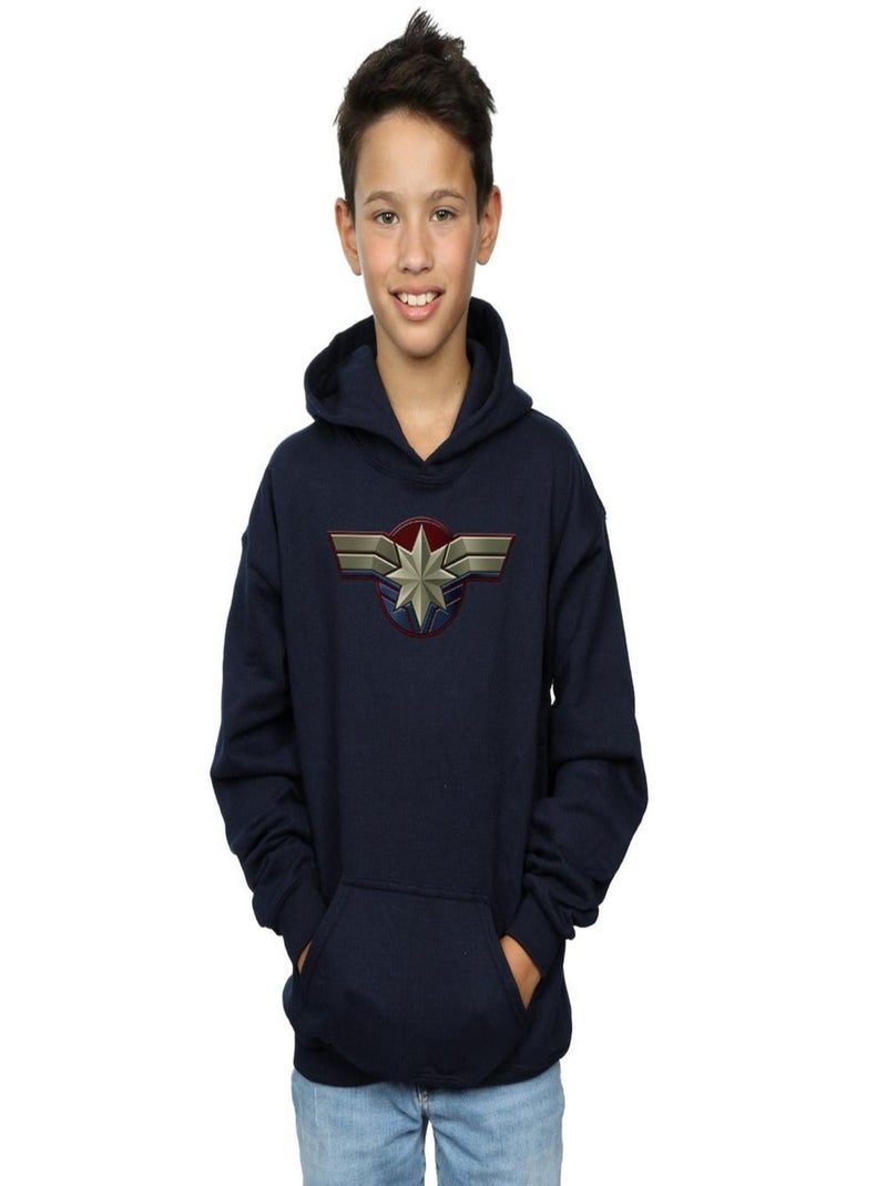 Marvel - Sweat à capuche Bleu marine - Kiabi