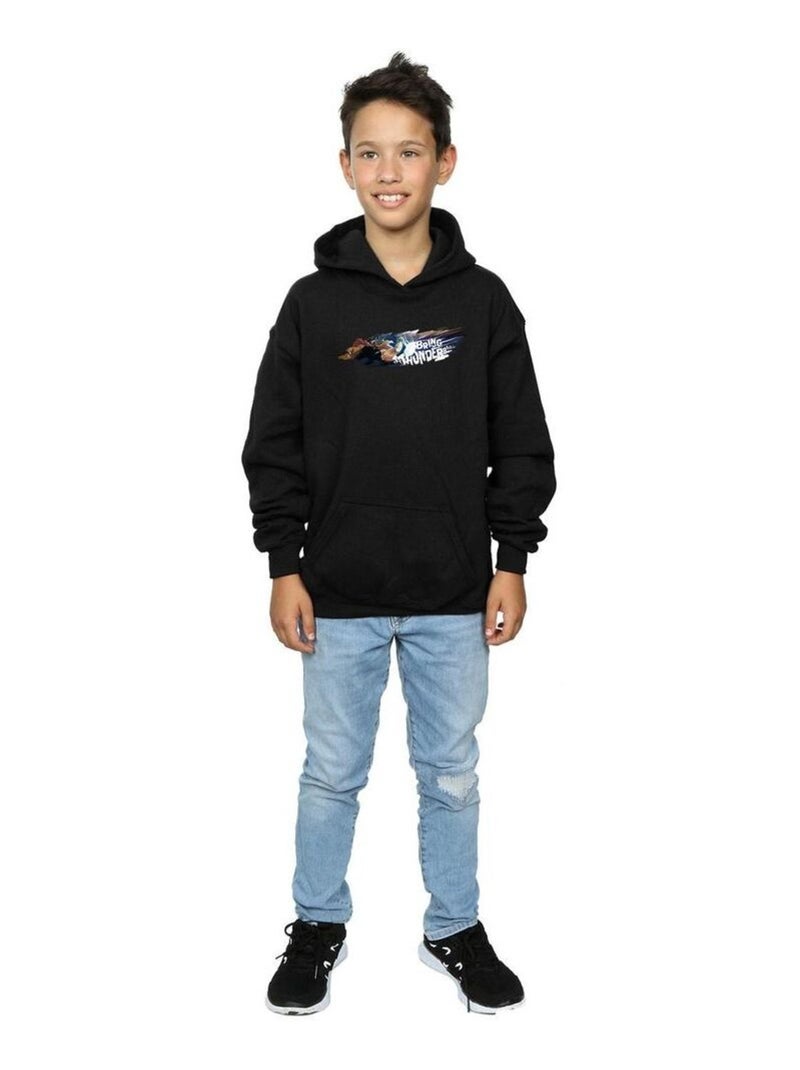 Marvel - Sweat à capuche BRING THE THUNDER Noir - Kiabi