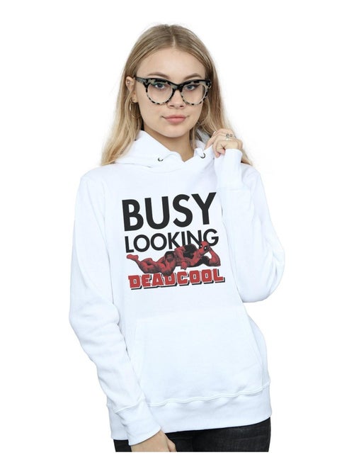 Marvel - Sweat à capuche BUSY LOOKING DEADCOOL - Kiabi