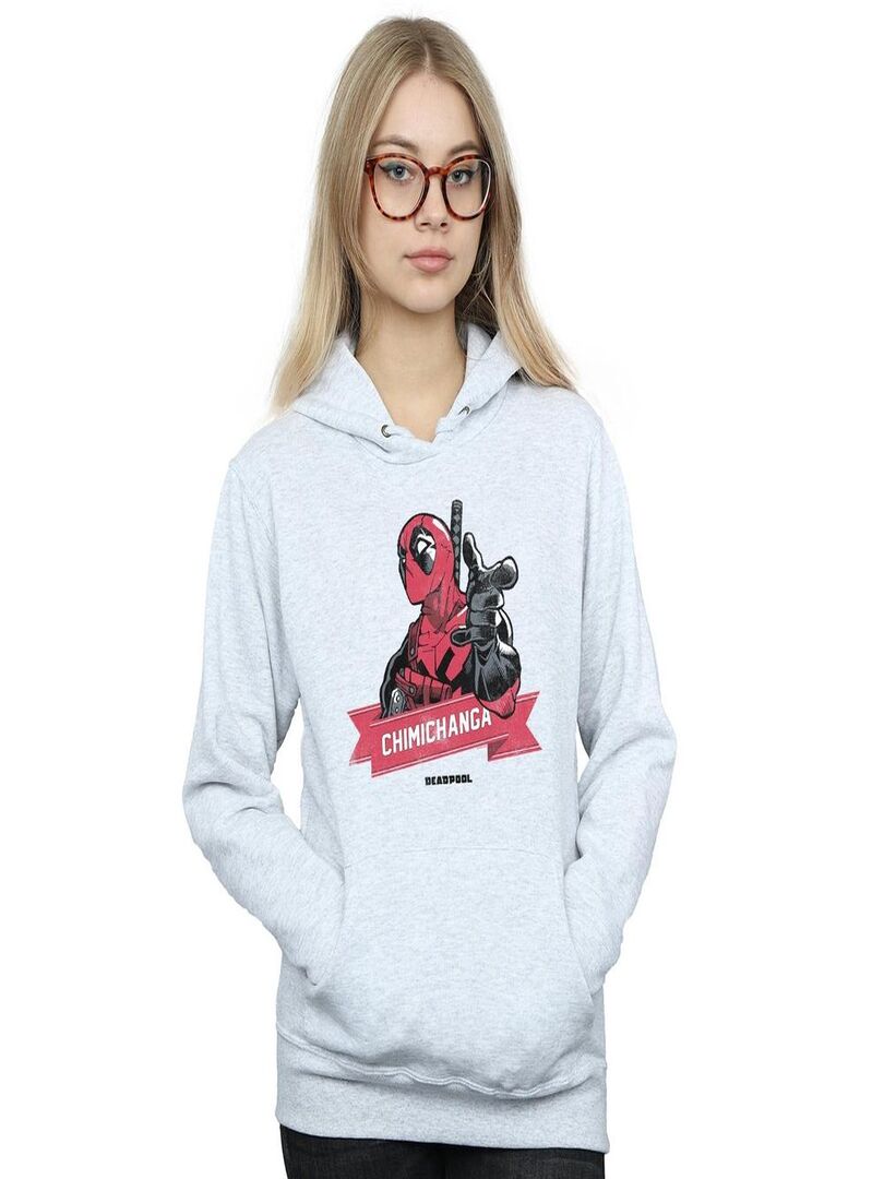 Sweat à Capuche Marvel Deadpool - Design Graphique, Pour Hommes Et Femmes