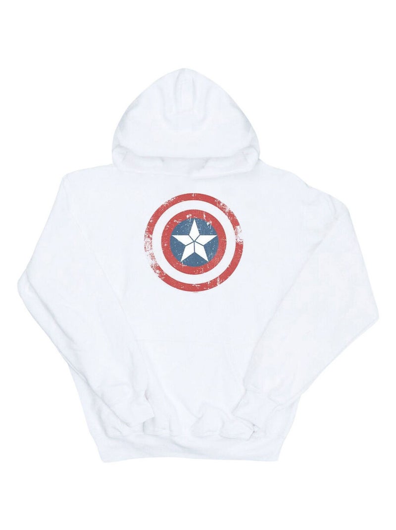 Marvel - Sweat à capuche CIVIL WAR Blanc - Kiabi