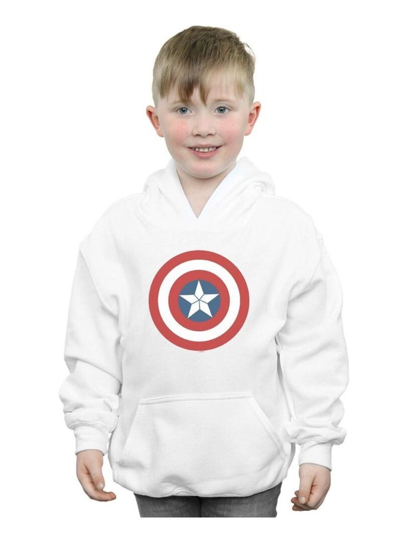 Marvel - Sweat à capuche CIVIL WAR Blanc - Kiabi