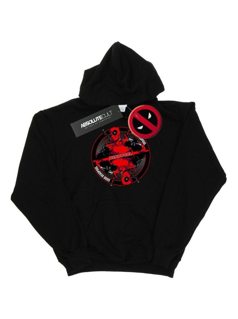 Marvel - Sweat à capuche GOOD BAD Noir - Kiabi